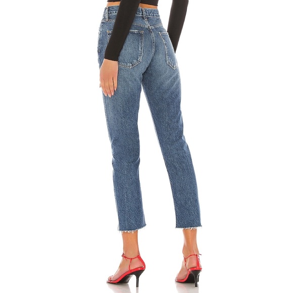Agolde Jeans | Agolde Riley High Rise Straight Crop Jean Disguise | Poshmark